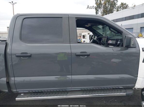 1FTEW1CP4MKE83165 2021 FORD F150 Gray Widok wnętrza 360 stopni
