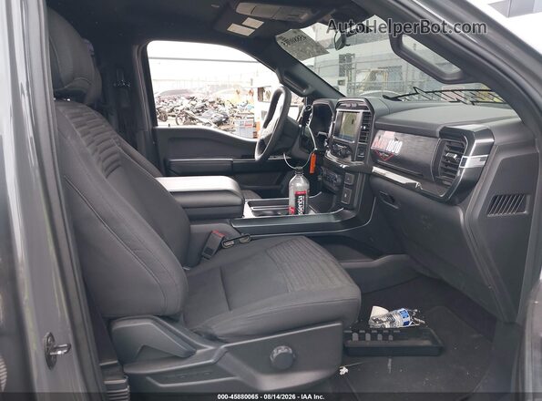 1FTEW1CP4MKE83165 2021 FORD F150 Gray Widok wnętrza z przodu