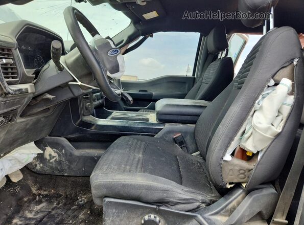 1FTEW1CP4PKD18849 2023 FORD F150 White Вид салону спереду