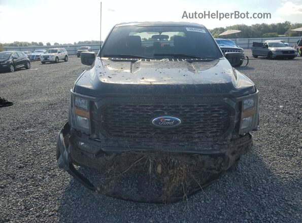 1FTEW1CP4PKD62401 2023 FORD F150 Black Front view