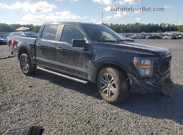 1FTEW1CP4PKD62401 2023 FORD F150 Black Front right