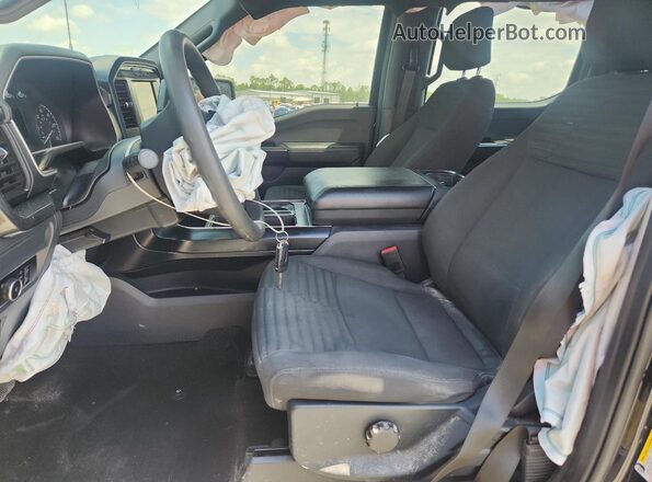 1FTEW1CP4PKD62401 2023 FORD F150 Black Front interior view