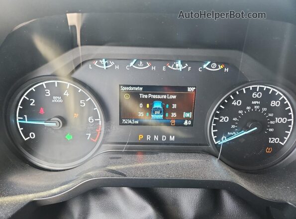1FTEW1CP4PKD62401 2023 FORD F150 Black Instrument cluster view