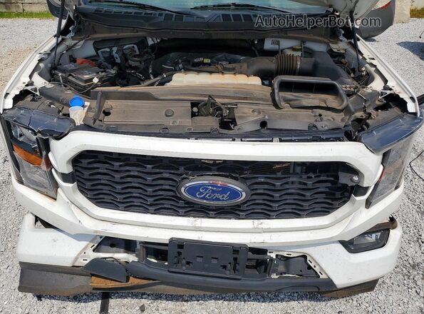 1FTEW1CP4PKD99562 2023 FORD F150 White Սալոնի հետևի տեսք
