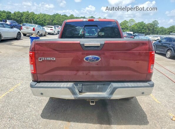 1FTEW1CP5GFC80136 2016 FORD F150 Burgundy Widok z tyłu