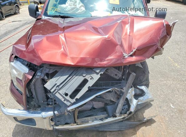 1FTEW1CP5GFC80136 2016 FORD F150 Burgundy Widok wnętrza z tyłu