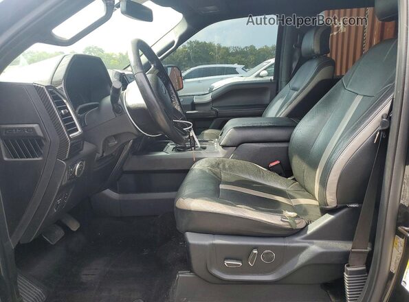 1FTEW1CP5GKF29896 2016 FORD F150 Black Vista interior delantera