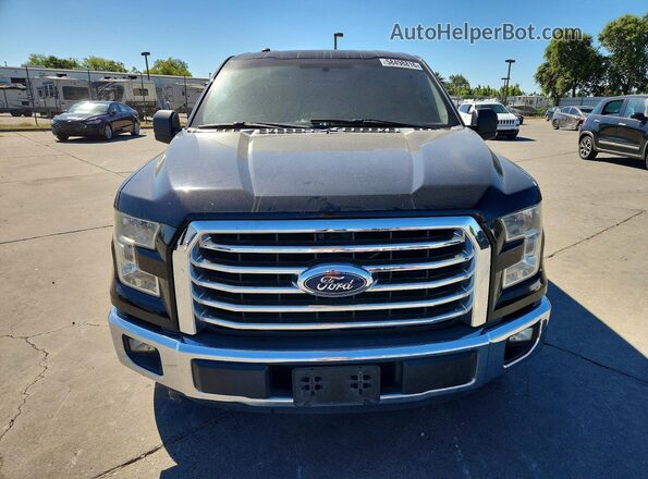 1FTEW1CP5GKF71937 2016 FORD F150 Black Вид спереду
