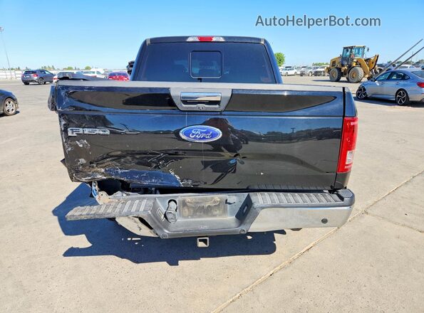 1FTEW1CP5GKF71937 2016 FORD F150 Black Вид ззаду