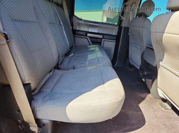 1FTEW1CP5GKF71937 2016 FORD F150 Black Вид задніх сидінь