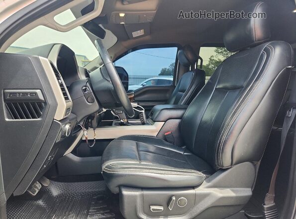 1FTEW1CP5JFE14313 2018 FORD F150 Gray Widok wnętrza z przodu
