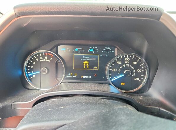 1FTEW1CP5JFE14313 2018 FORD F150 Gray Widok zestawu wskaźników