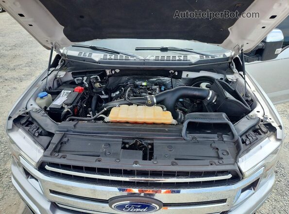 1FTEW1CP5JFE14313 2018 FORD F150 Gray Widok wnętrza z tyłu