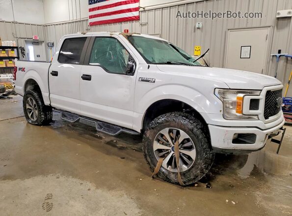 1FTEW1CP5KKC03699 2019 FORD F150 Белый Передняя правая четверть