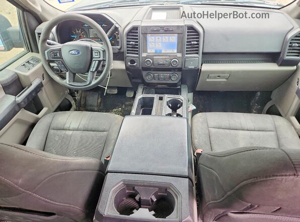 1FTEW1CP5KKC30207 2019 FORD F150 Black Dashboard view
