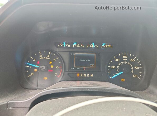 1FTEW1CP5KKC30207 2019 FORD F150 Black Instrument cluster view