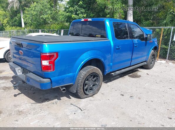 1FTEW1CP5LFC64058 2020 FORD F150 Blue Rear right