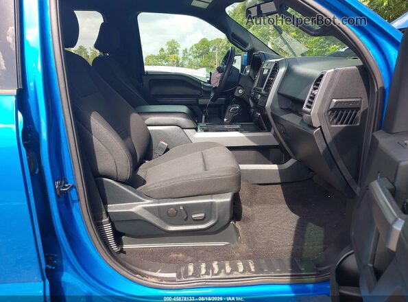 1FTEW1CP5LFC64058 2020 FORD F150 Blue Front interior view