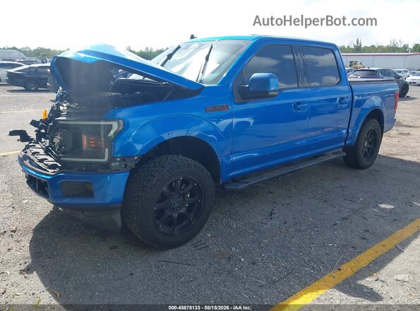 1FTEW1CP5LFC64058 2020 FORD F150 Blue Front left