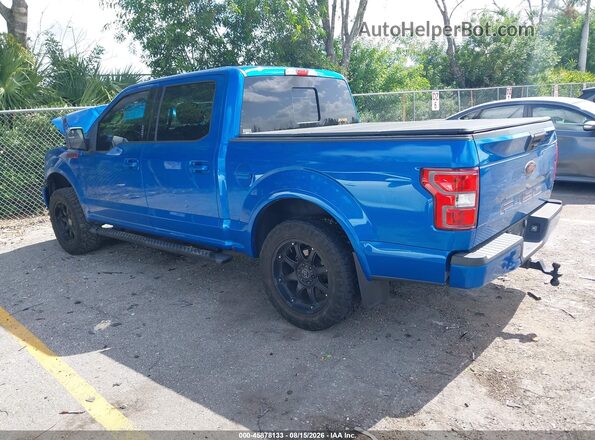 1FTEW1CP5LFC64058 2020 FORD F150 Blue Rear left