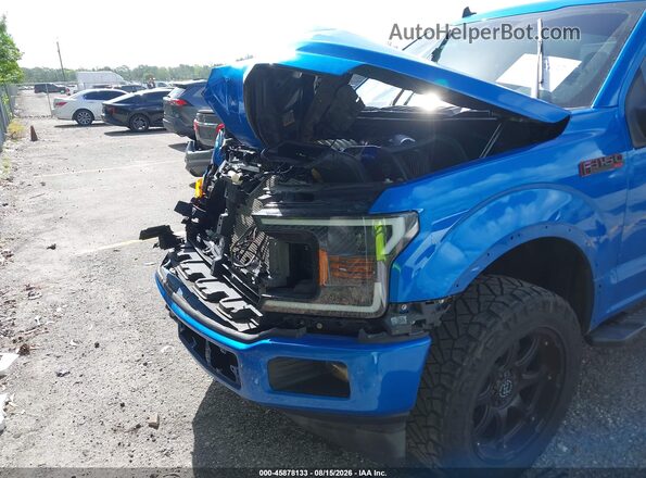 1FTEW1CP5LFC64058 2020 FORD F150 Blue Front view