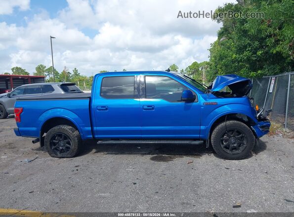 1FTEW1CP5LFC64058 2020 FORD F150 Blue 360 interior view