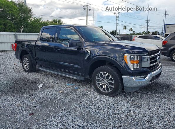 1FTEW1CP5MFA04731 2021 FORD F150 Blue წინა მარჯვენა