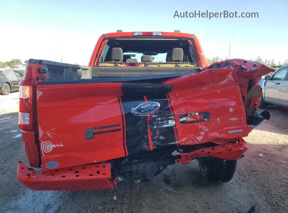 1FTEW1CP5PKD22327 2023 FORD F150 Red Rear view