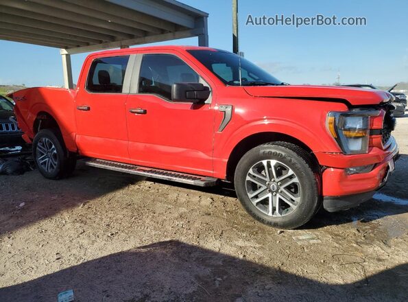 1FTEW1CP5PKD22327 2023 FORD F150 Red Front right