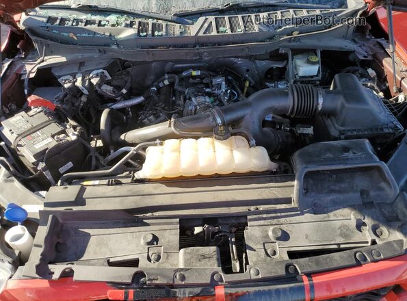 1FTEW1CP5PKD22327 2023 FORD F150 Red Rear interior view