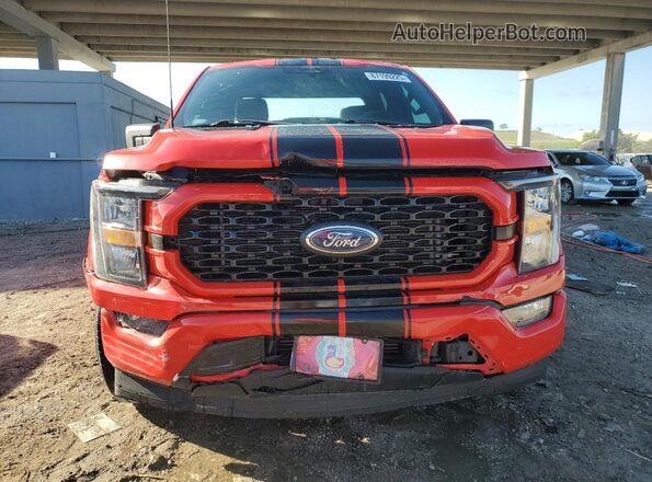 1FTEW1CP5PKD22327 2023 FORD F150 Red Front view