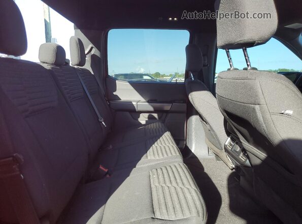 1FTEW1CP5PKD22327 2023 FORD F150 Red Rear seats view