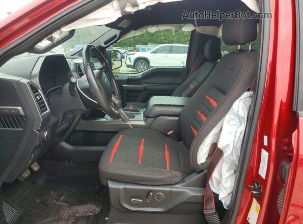1FTEW1CP6GFB10707 2016 FORD F150 Red Vista interior delantera