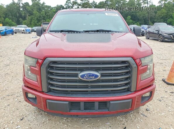 1FTEW1CP6GFB10707 2016 FORD F150 Red Vista frontal