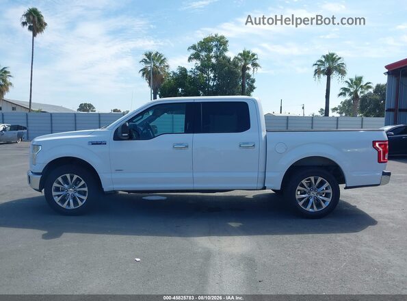 1FTEW1CP6GKE75170 2016 FORD F150 White Widok wnętrza 360 stopni
