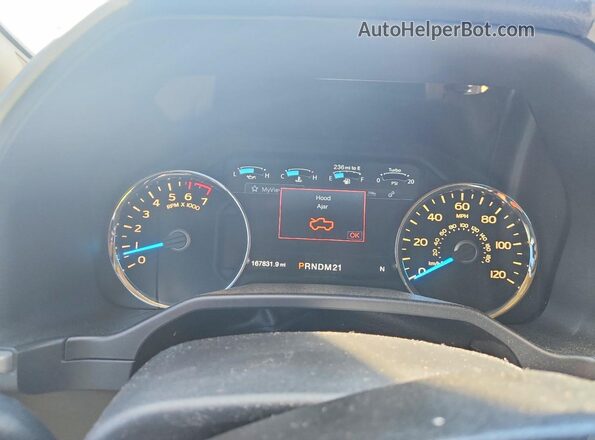 1FTEW1CP6GKF76113 2016 FORD F150 White Вид щитка приладів