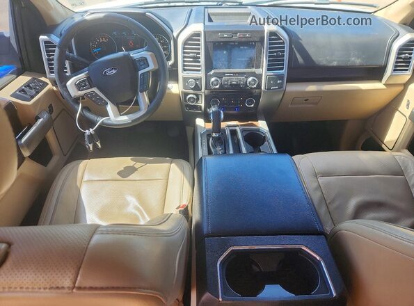 1FTEW1CP6GKF76113 2016 FORD F150 White Вид панелі приладів