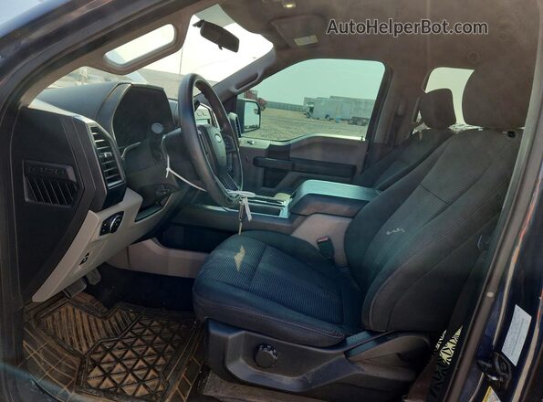 1FTEW1CP6JKC80225 2018 FORD F150 Blue Front interior view