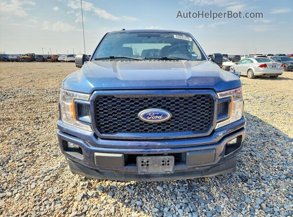 1FTEW1CP6JKC80225 2018 FORD F150 Blue Front view