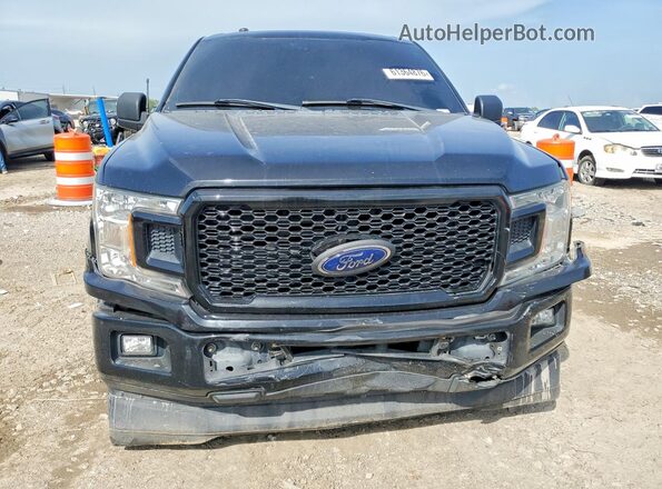 1FTEW1CP6JKD04278 2018 FORD F150 Black Widok z przodu