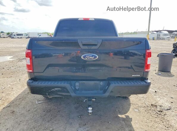 1FTEW1CP6JKD04278 2018 FORD F150 Black Widok z tyłu