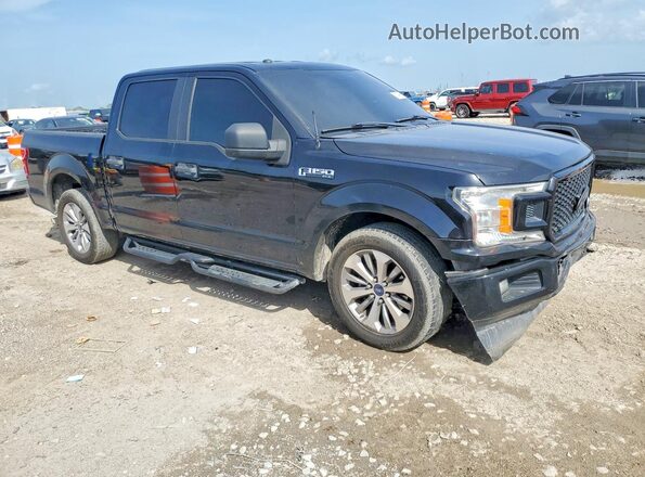 1FTEW1CP6JKD04278 2018 FORD F150 Black Przód prawy
