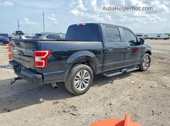 1FTEW1CP6JKD04278 2018 FORD F150 Black Tył prawy