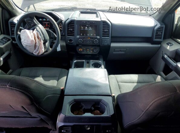 1FTEW1CP6JKD04278 2018 FORD F150 Black Widok deski rozdzielczej