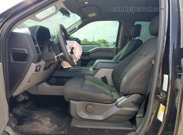 1FTEW1CP6JKD04278 2018 FORD F150 Black Widok wnętrza z przodu