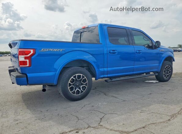 1FTEW1CP6KFA39307 2019 FORD F150 Синий Задняя правая четверть
