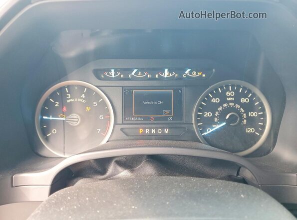 1FTEW1CP6KFA39307 2019 FORD F150 Синий Вид щитка приборов