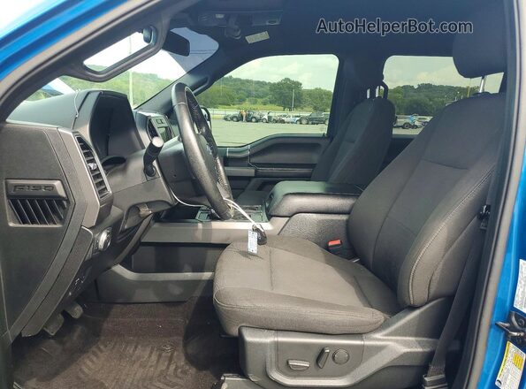 1FTEW1CP6KFA39307 2019 FORD F150 Синий Вид салона спереди