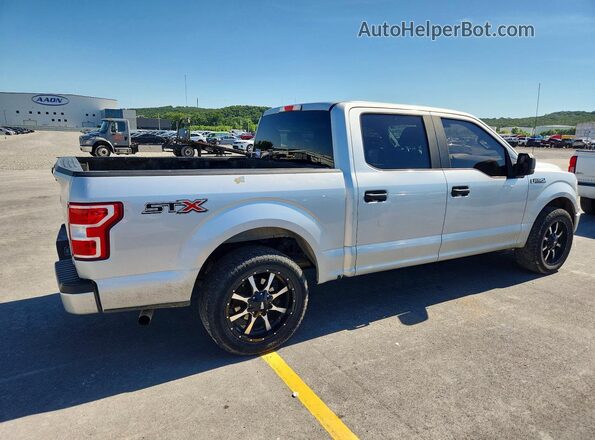 1FTEW1CP6KKC31222 2019 FORD F150 Silver Trasero derecho