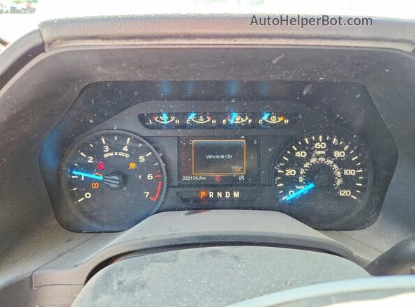 1FTEW1CP6KKC31222 2019 FORD F150 Silver Vista del cuadro de instrumentos